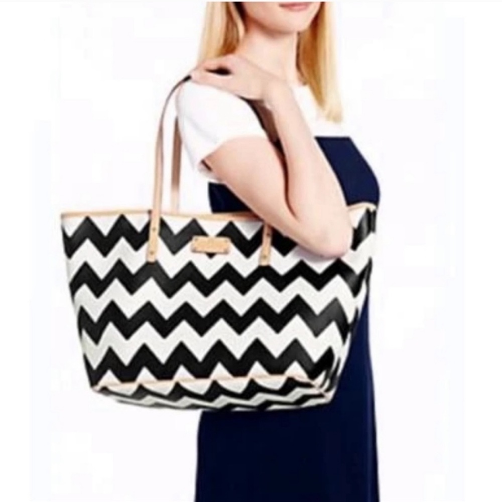 Kate Spade Chevron Tote